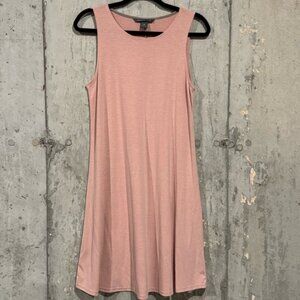 Free Fly Size Medium Salmon Bamboo Flex Sleeveless Tank Dress Stretch Comfort